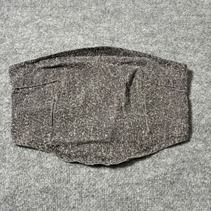 PRETTYLITTLETHING Womens Grey Bobble‎ Denim Corset Crop Top Sz.4
